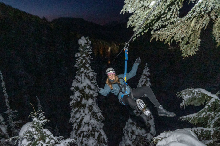 How to Capture the Best Instagram-Worthy Content on a winter Ziptrek Whistler Tour