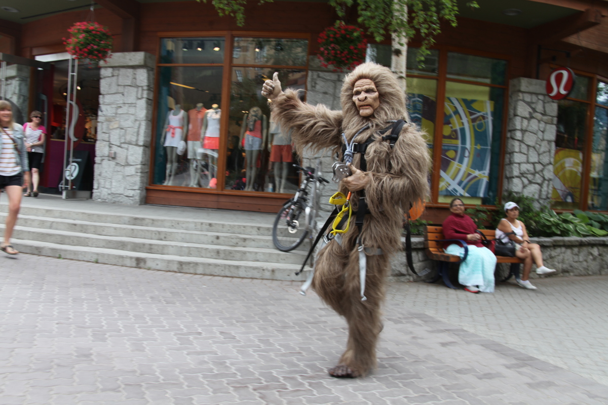 Sasquatch In Gear Village