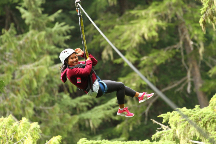 ZIPPING INTO FALL