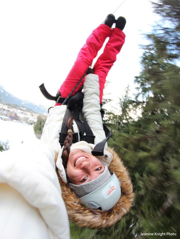 ziplining gopro